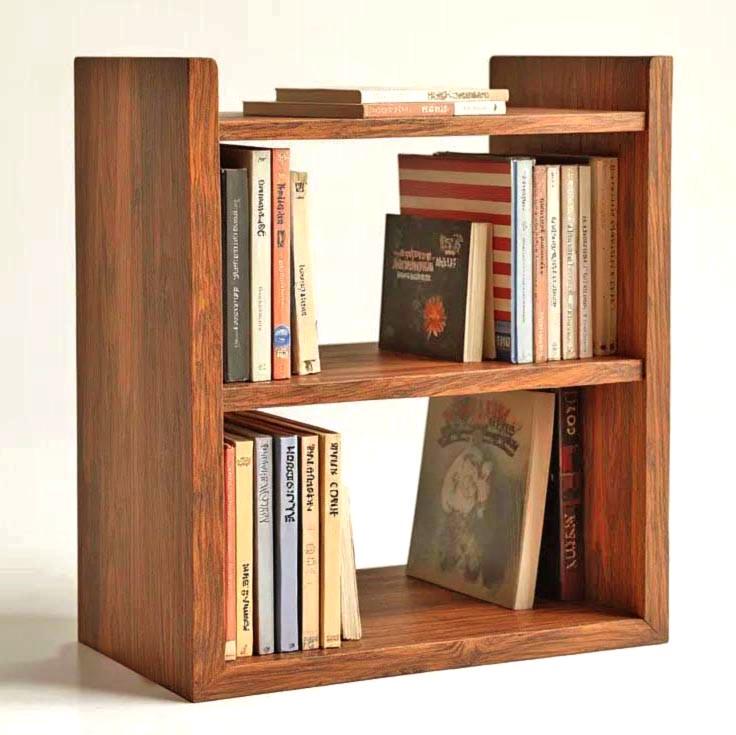 Полка книжная настольная из дерева Азулион Охра (КПА-031604)