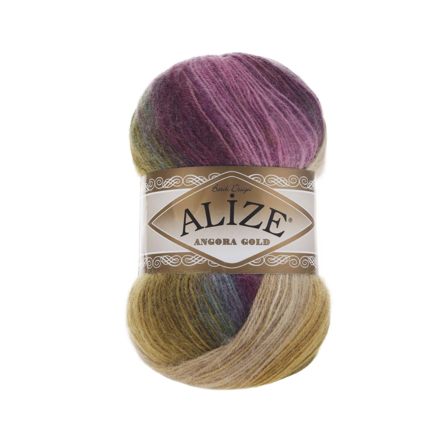 Пряжа Alize Angora Gold Batik 4341 (6340)