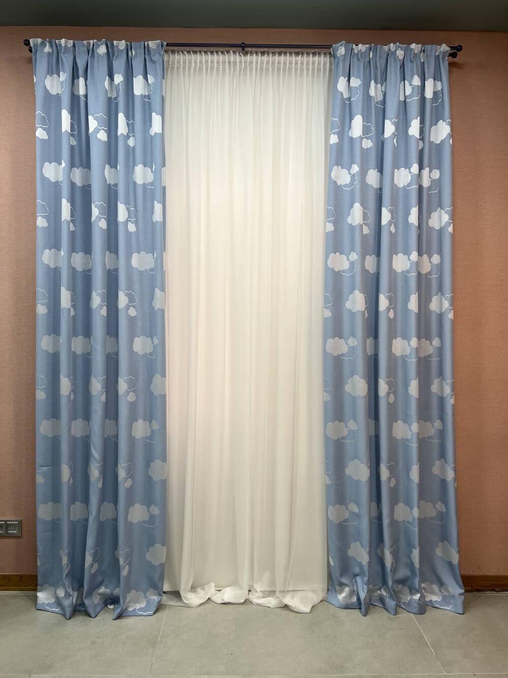 Шторы сатиновые 1,5 м 2 шт. Белый (000101644) Шторы сатиновые 1,5 м 2 шт. Белый (000101644)