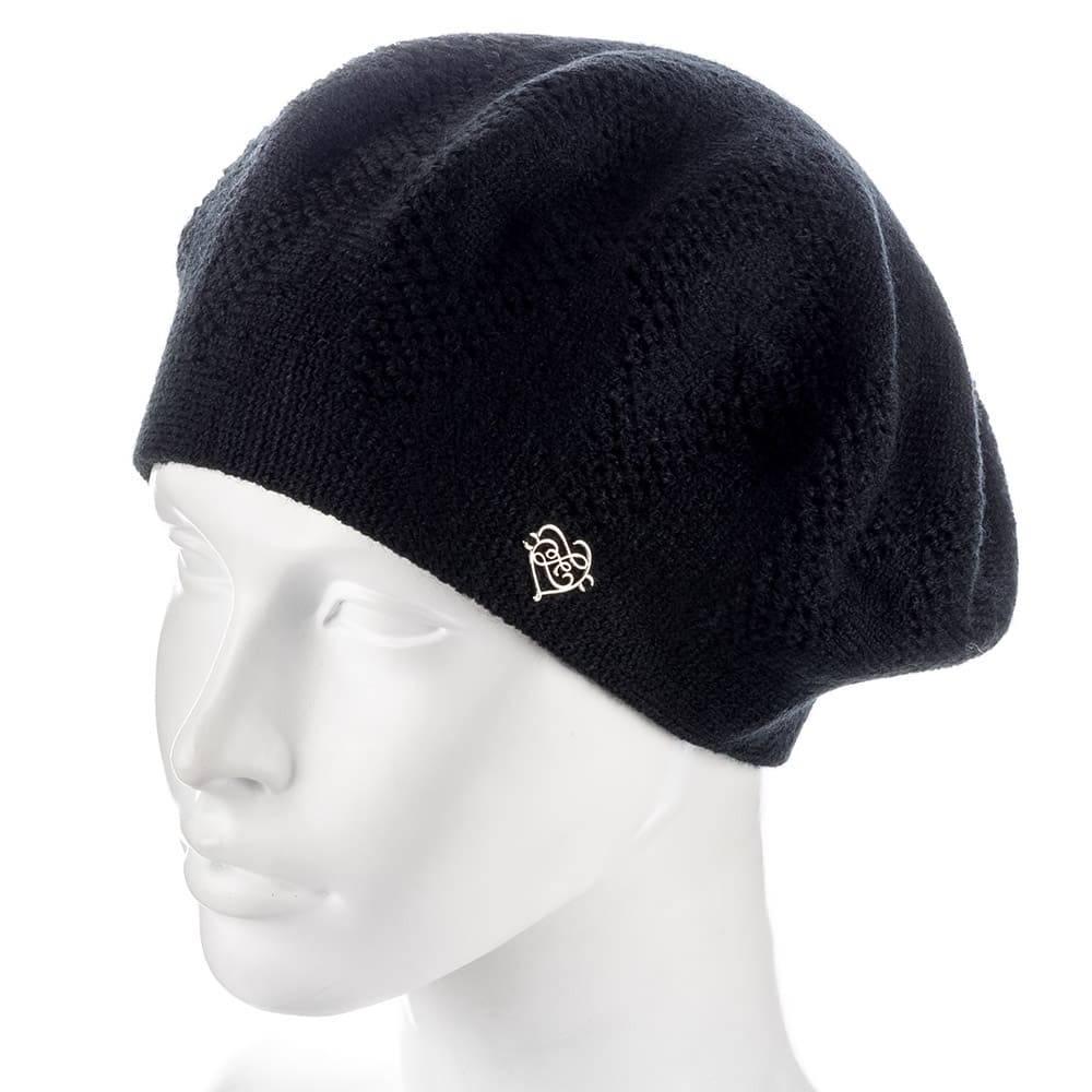 Берет женский Zolly ZH195 вязаный Черный