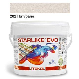 Затирка для плитки епоксидна Litokol Starlike EVO 2,5 кг 202 Натурале (STEVONAT02.5) - фото 1