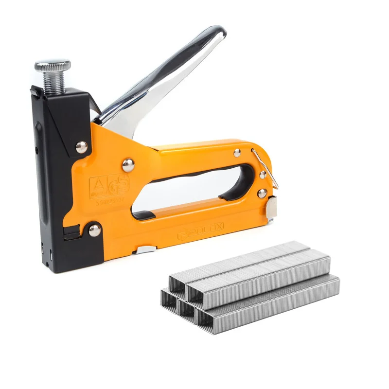 Строительный степлер и скобы Polax 8х11,3 мм 1000 шт. (227-13)