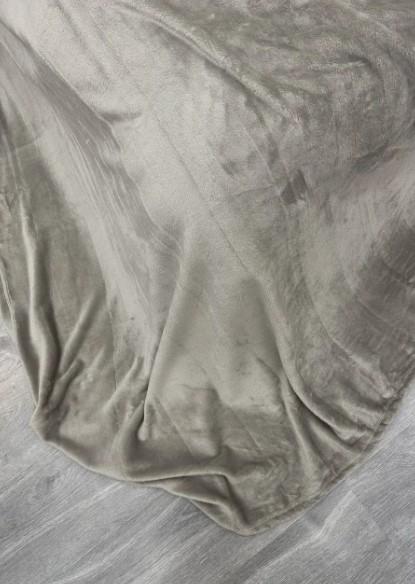 Покрывало из велсофта без принта Decorator WellSoft 150х210 см Серый (87-271 1,5) - фото 4