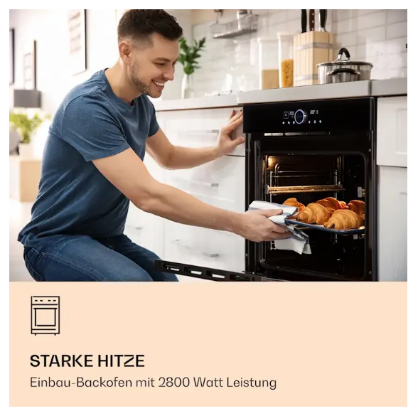 Духова шафа KLARSTEIN Illuminosa Smart 2800 Вт (20632198) - фото 2 Духова шафа KLARSTEIN Illuminosa Smart 2800 Вт (20632198) - фото 2