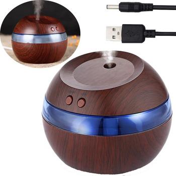 Зволожувач повітря Good Idea з підсвічуванням від USB ультразвуковий 300 мл Коричневий (MA-84) - фото 2