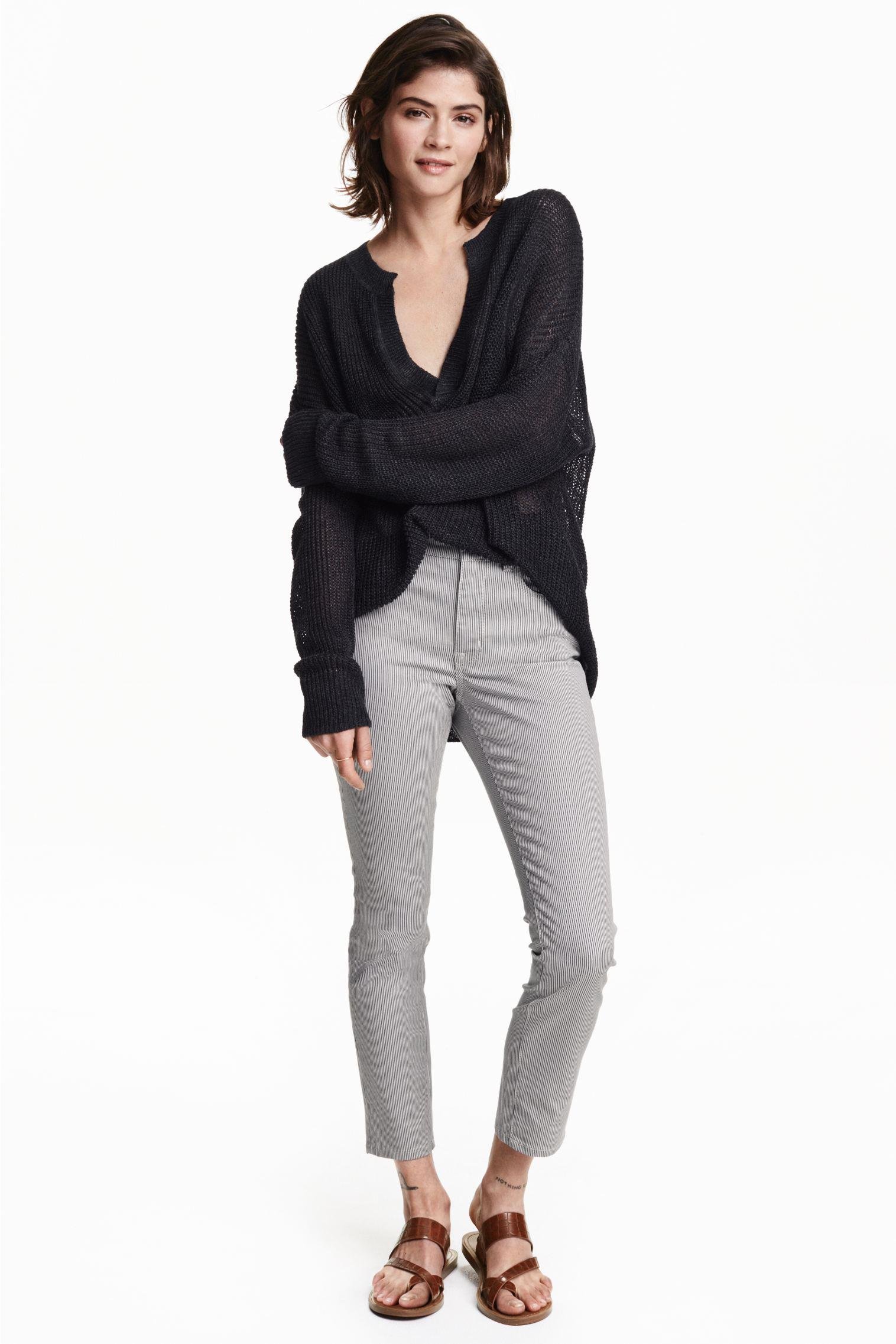 Джинсы р. 36 Бело-голубой в полоску (3529893RP21)