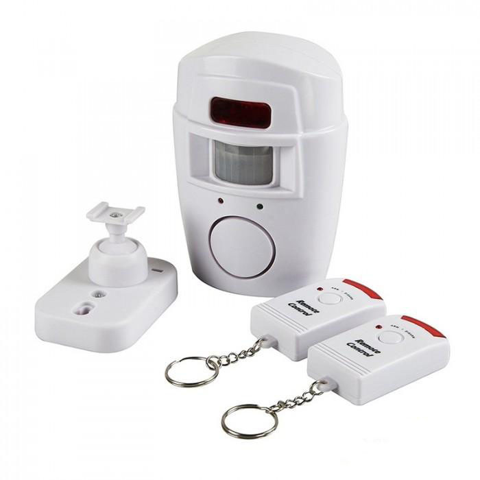 Охранная сигнализация Remote Controlled Mini Alarm с датчиком движения 105 dB (31414083)