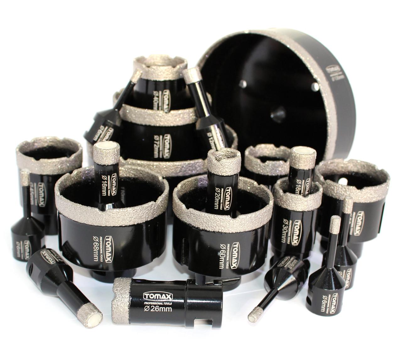 Коронка для плитки/керамогранита TOMAX 35 мм на УШМ/болгарку алмазная (1586892736) - фото 6