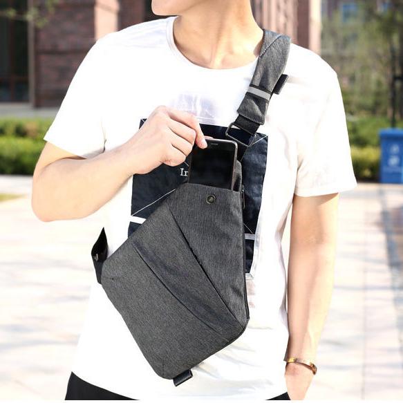 Сумка Cross Body мессенджер из ткани Черный - фото 11 Сумка Cross Body мессенджер из ткани Черный - фото 11