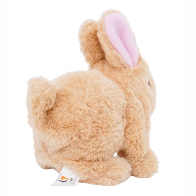 Игрушка cookie st-pap11 интерактивный кролик Коричневый - фото 4