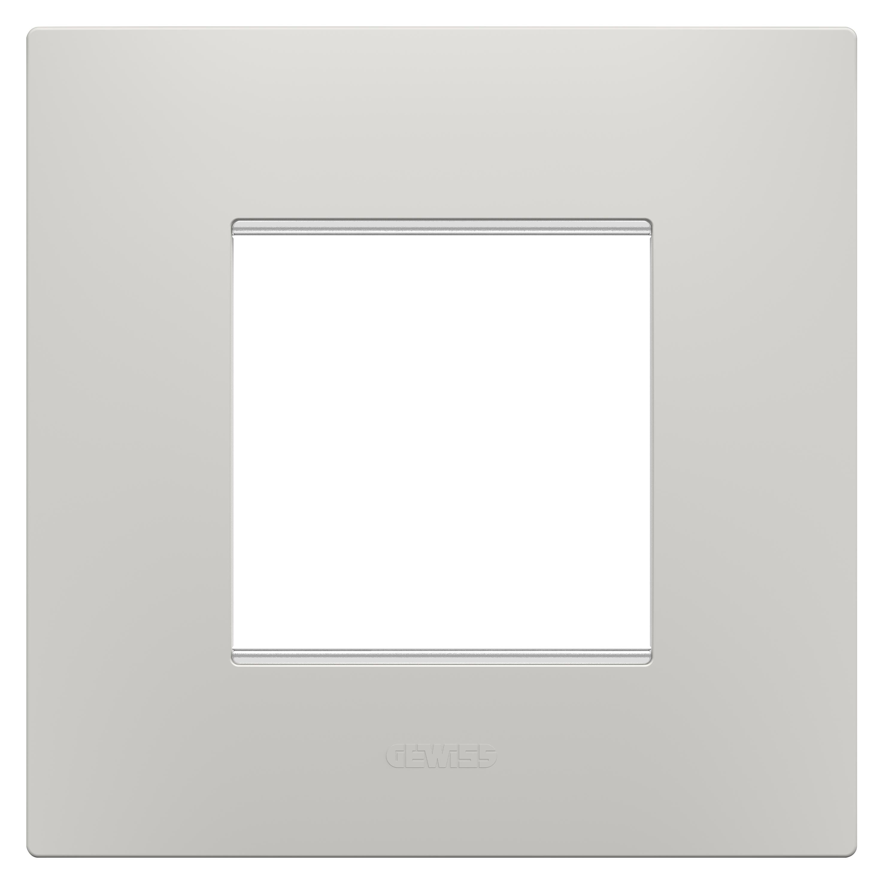 Рамка одноместная Gewiss Chorusmart EGO горизонтальная технополимер Глина (GW16022CY)