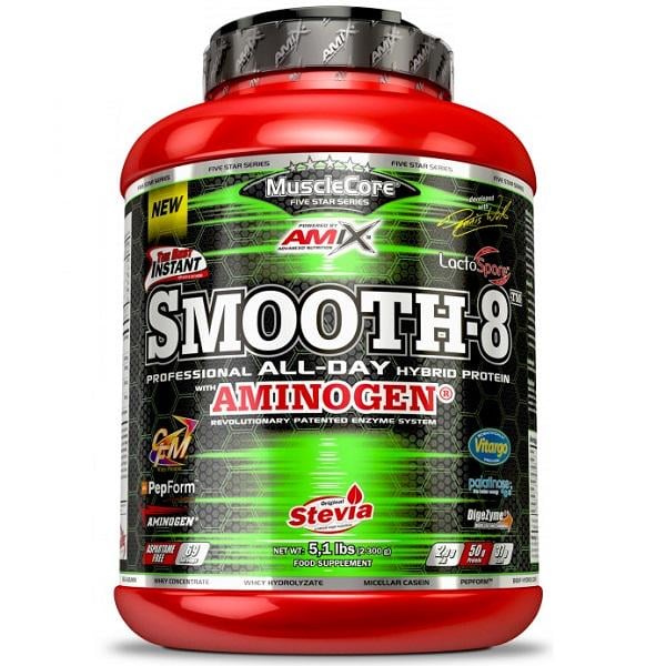 Протеїн Amix Nutrition MuscleCore Smooth-8 Protein 2300 г 69 порцій Chocolate - фото 1