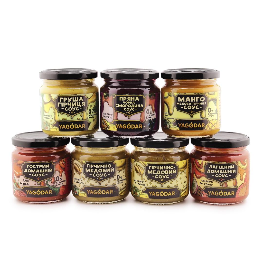 Набор соусов YAGODAR 7 шт. 1,4 кг (2386738216)