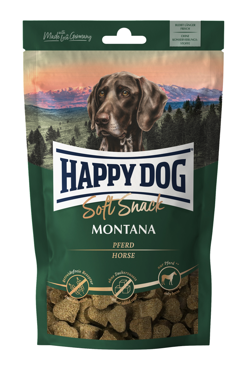 М'які ласощі Happy Dog Soft Snack Montana зі смаком конини та картоплі 100 г (60689) - фото 1