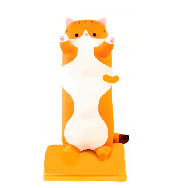 Мягкая игрушка Кот-обнимашка с пледом 60 см (EL-2117-107BROWN)