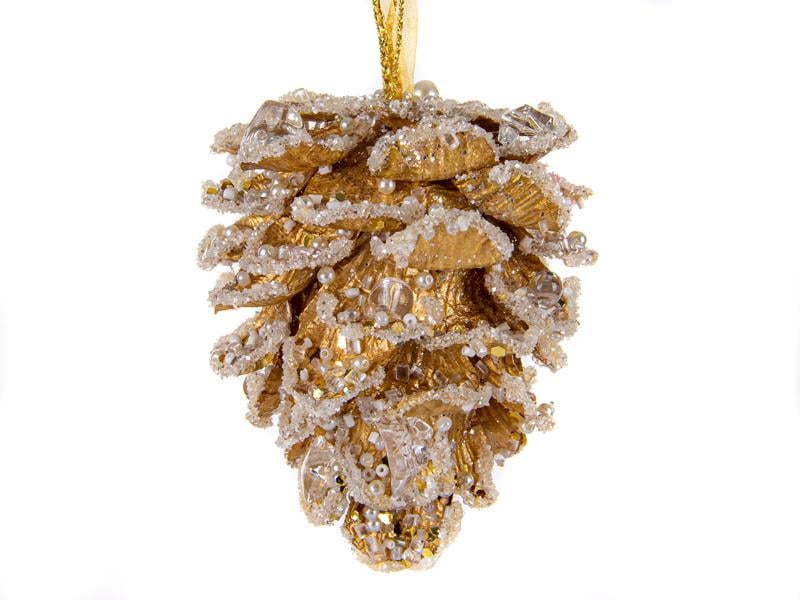 Елочное украшение Elen Шишка (66-193)