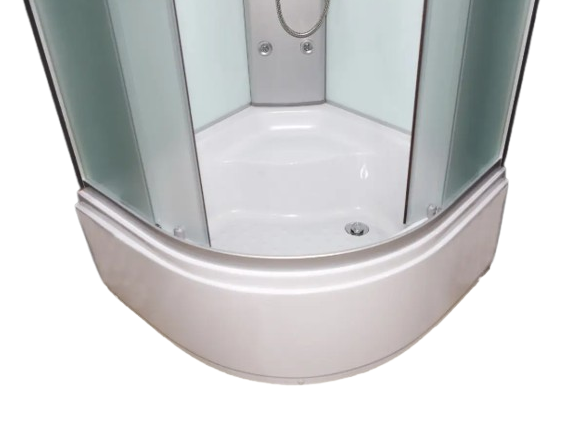 Душевой бокс KO&PO полукруглый с гидромассажем и электроникой поддон 40 см матовое стекло раздвижная дверь 90х90х215 см (C14509) - фото 5 Душевой бокс KO&PO полукруглый с гидромассажем и электроникой поддон 40 см матовое стекло раздвижная дверь 90х90х215 см (C14509) - фото 5