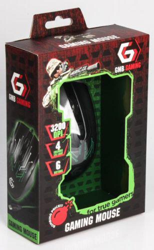 Мышь Gembird MUSG-003-G USB Green (64880)
