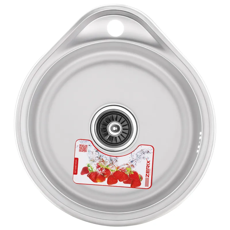 Мойка для кухни Zerix Z4843-06-160E Satin (ZS0566) Мойка для кухни Zerix Z4843-06-160E Satin (ZS0566)