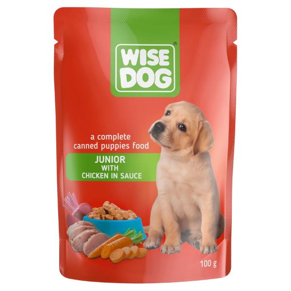 Корм для собак Wise Dog Chicken in sauce куриця в соусі для собак 100 г (000024503) Корм для собак Wise Dog Chicken in sauce куриця в соусі для собак 100 г (000024503)