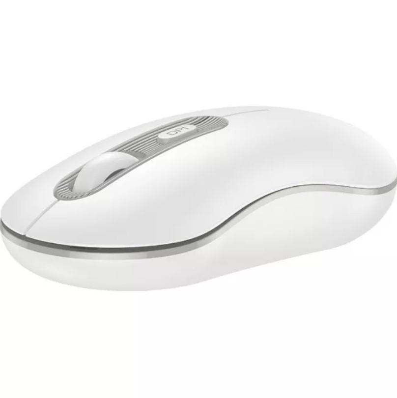 Мышь компьютерная беспроводная Hoco 2.4G White/Gray (GM21) - фото 3 Мышь компьютерная беспроводная Hoco 2.4G White/Gray (GM21) - фото 3