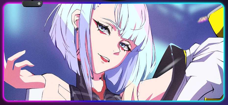 Коврик для мышки с принтом Аниме Cyberpunk LED подсветка 800х300х4 мм (2141712206) Коврик для мышки с принтом Аниме Cyberpunk LED подсветка 800х300х4 мм (2141712206)