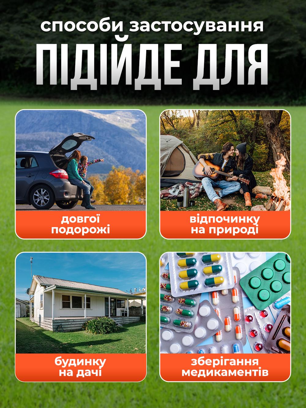 Автохолодильник портативный от прикуривателя DC 12v 7,5 л Сине-серый (fdf65fbc) - фото 4