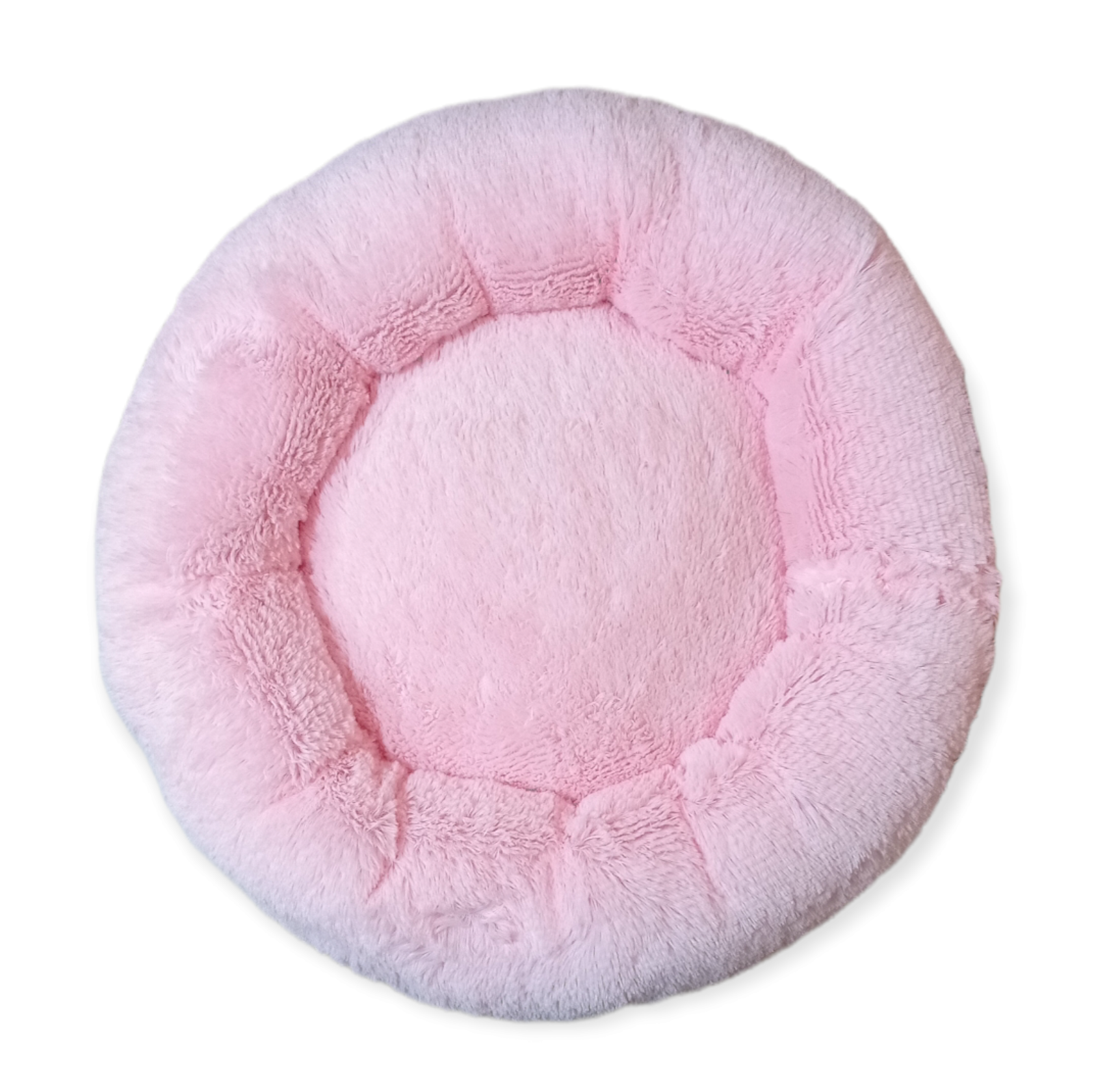 Лежак для животных Велетень мех 65х65х20 см Розовый (L pink) - фото 1 Лежак для животных Велетень мех 65х65х20 см Розовый (L pink) - фото 1