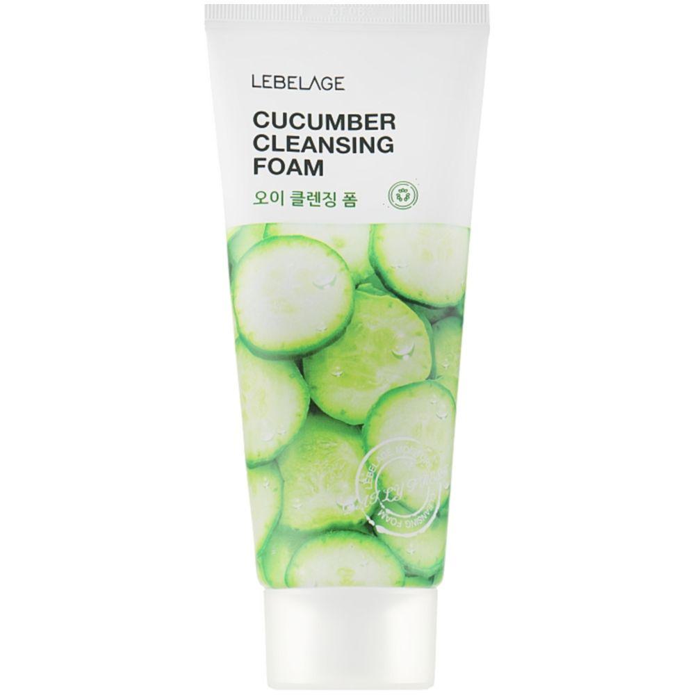 Пенка для умывания Lebelage Cucumber Cleansing Foam с экстрактом огурца 100 мл (8809884510245) - фото 2