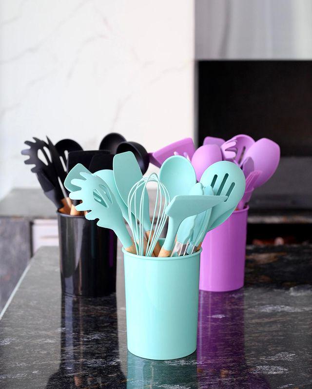 Набор кухонной утвари InspoLine 12 пр. Черный (00000010031) - фото 4 Набор кухонной утвари InspoLine 12 пр. Черный (00000010031) - фото 4