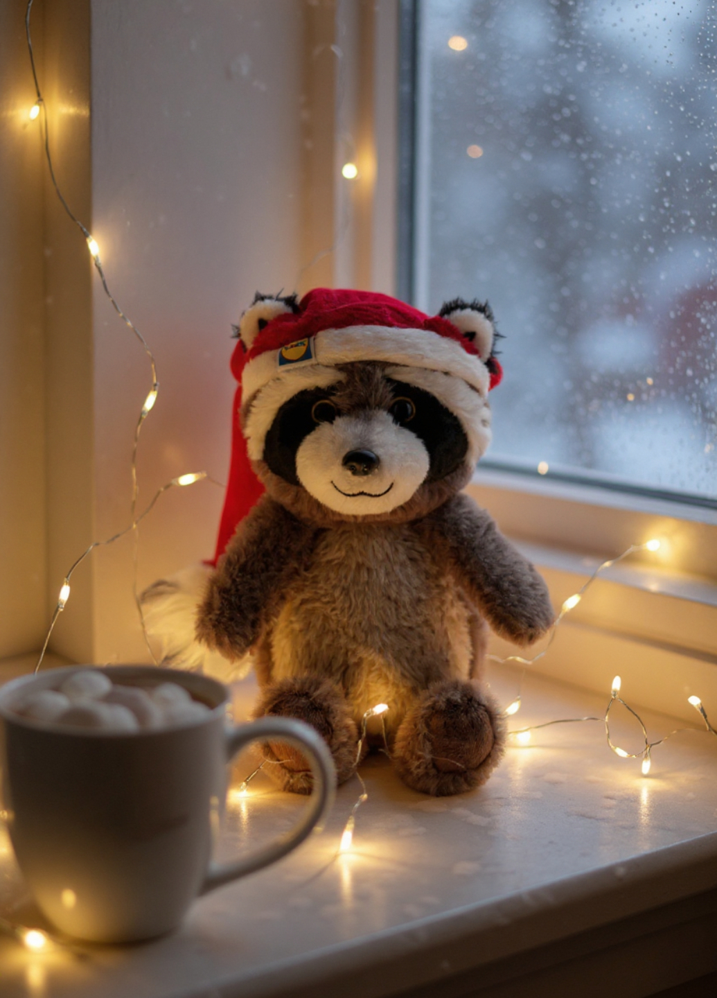 Мягкая игрушка Lidl Plush Soft Енот в новогодней шапке 20 см Коричневый (7973) - фото 5 Мягкая игрушка Lidl Plush Soft Енот в новогодней шапке 20 см Коричневый (7973) - фото 5