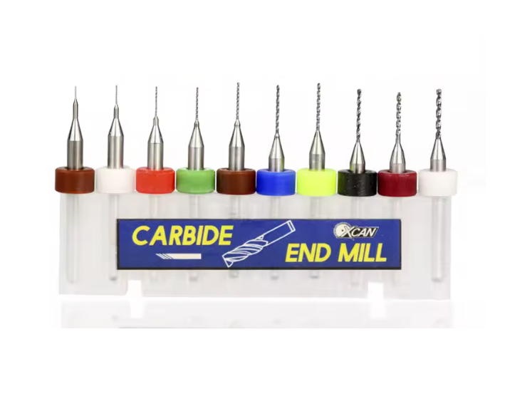 Набор сверл для граверов дремелей 0,1-1,0 мм хвостовик 3,175 мм 10 шт. в кейсе (b7ca1473)