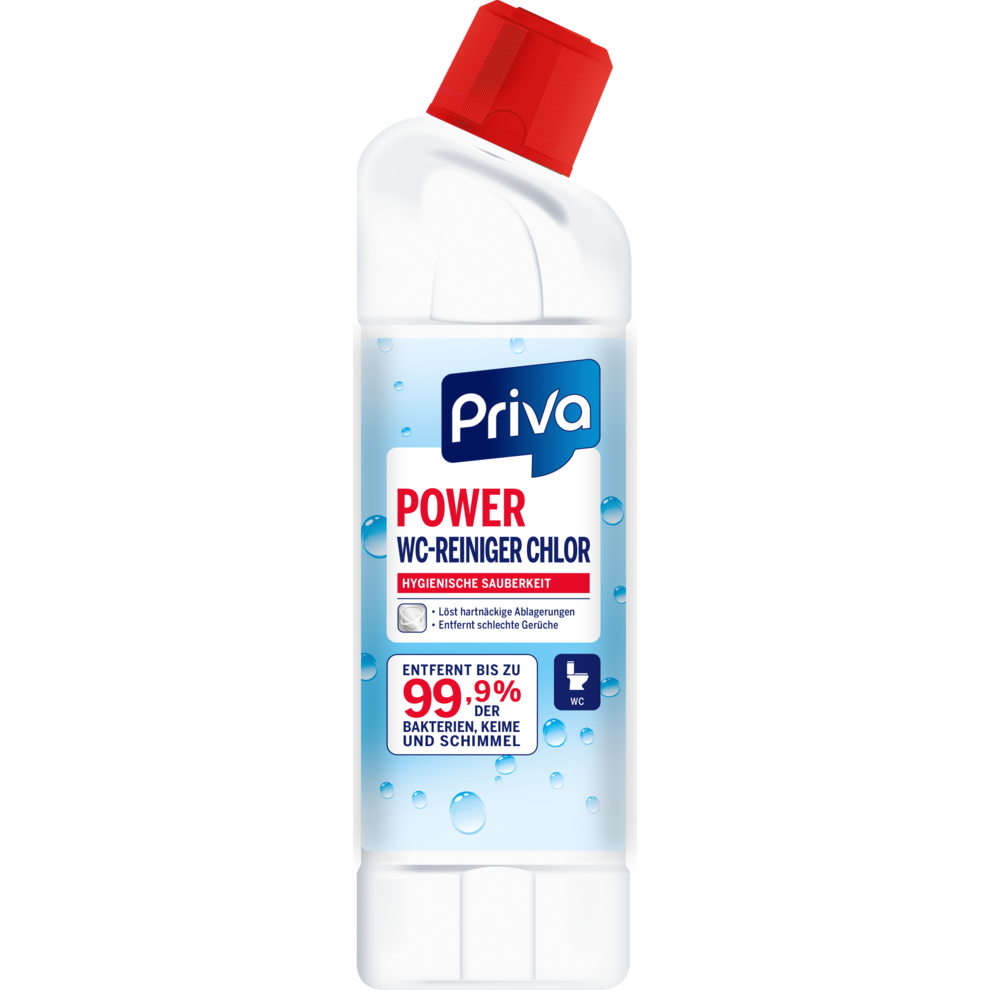 Средство для чистки туалета Priva с хлором 750 мл (10744488)