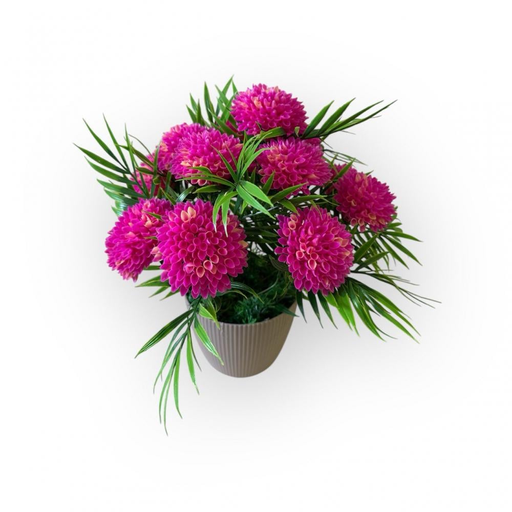 Букет астра в горшке Пластмакс Малиновый (R0702) Букет астра в горшке Пластмакс Малиновый (R0702)