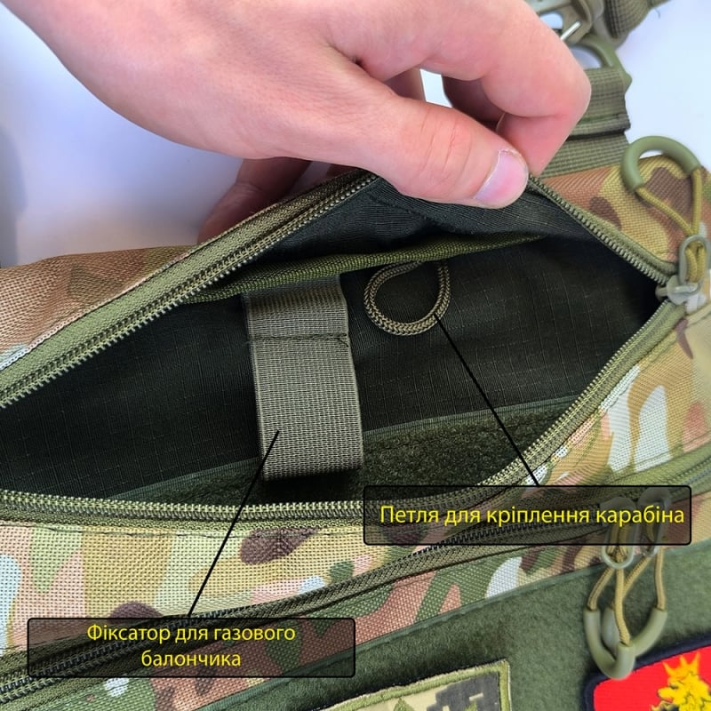 Сумка-кобура AOR-1 Pixel camo кордура 30х24 см (tf5421) - фото 7