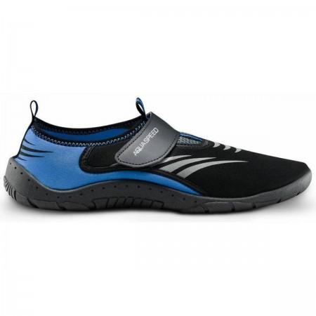 Аквашузы детские Aqua Speed AQUA SHOE MODEL 27B 7607 р. 35 Черный/Синий (642-27B 35) - фото 3