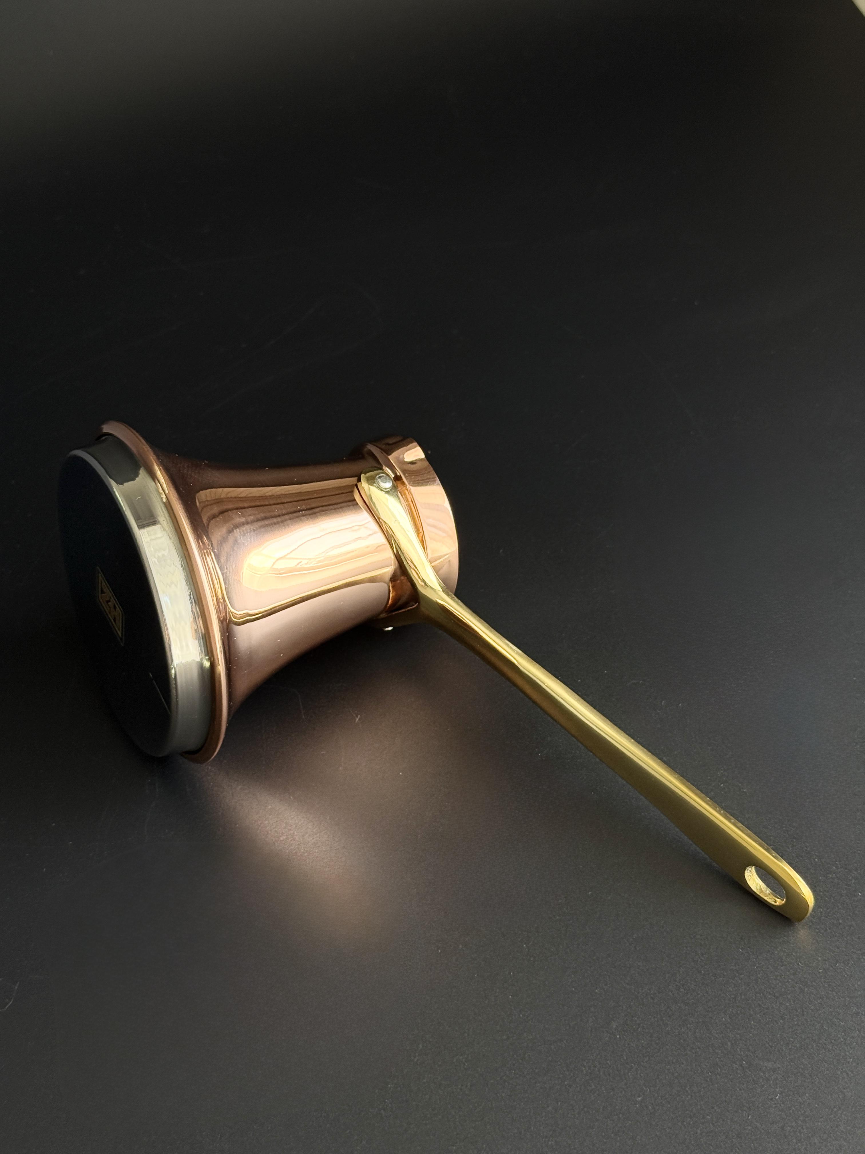 Турка для кофе медная Индукция TF19 классическая ZH 290 мл - фото 7 Турка для кофе медная Индукция TF19 классическая ZH 290 мл - фото 7