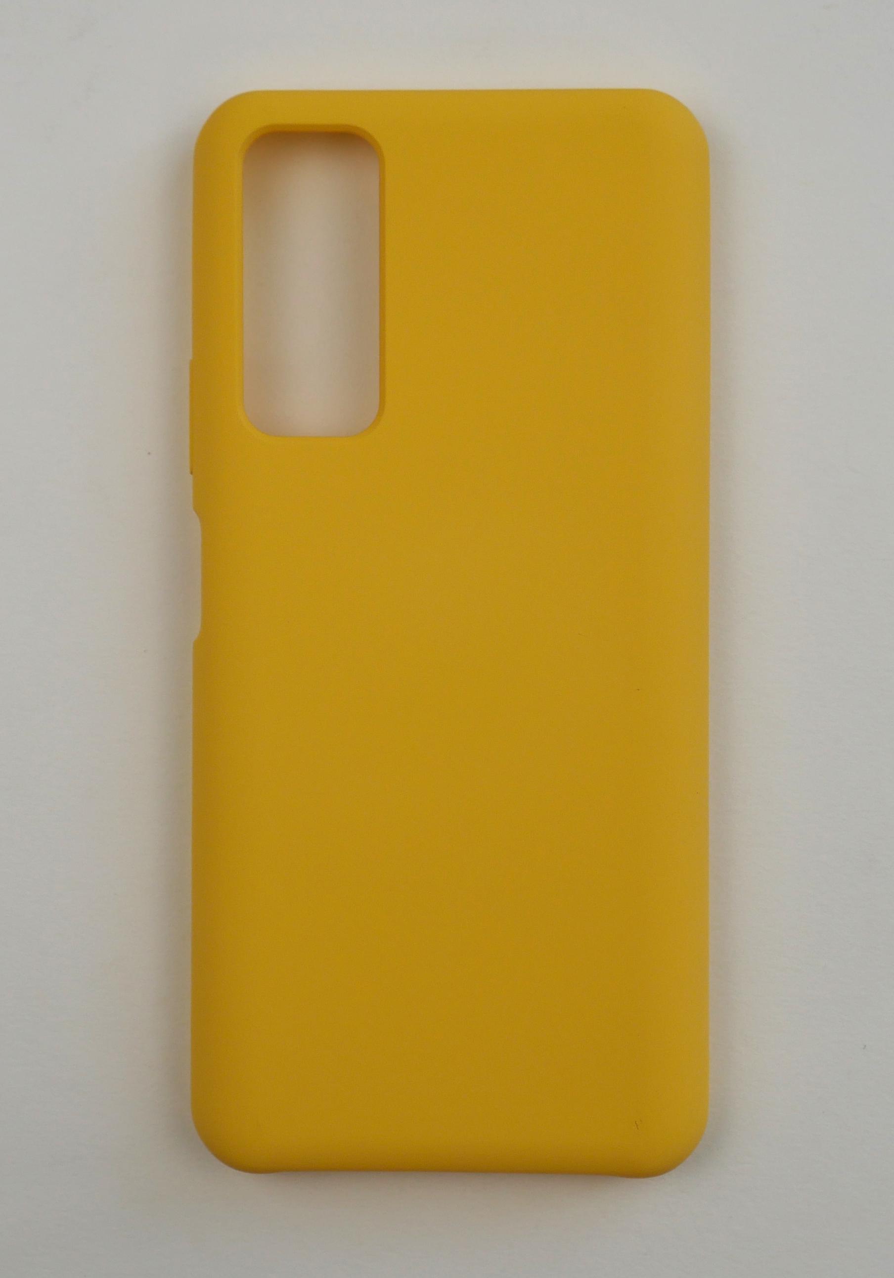 Чехол Jelly Silicone Case Huawei P Smart 2021 Yellow (4)