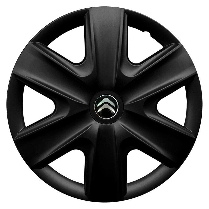 Комплект колпаков JAWOPLAST Hexan R14 для Citroen 4 шт. Black (28434859)