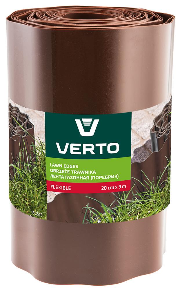 Бордюр газонный Verto 20x900 см Коричневый (15G515) Бордюр газонный Verto 20x900 см Коричневый (15G515)