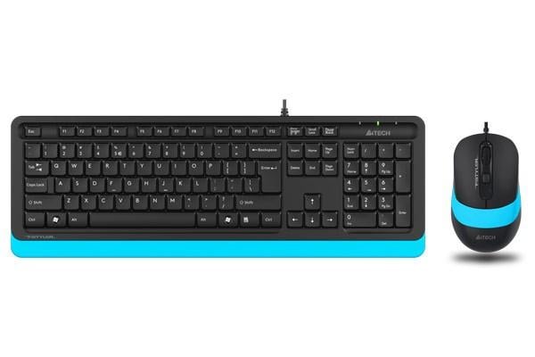 Комплект проводной A4Tech FG1010 Wireless Black/Blue (32989)