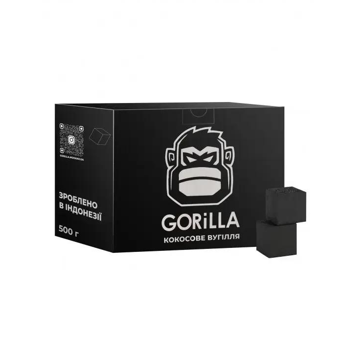 Уголь кокосовый GORILLA 0,5 кг 32 шт.