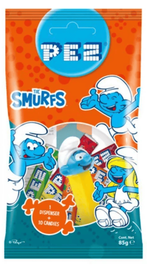 Диспенсер з цукерками Pez The Smurfs 85 г (2763850786)