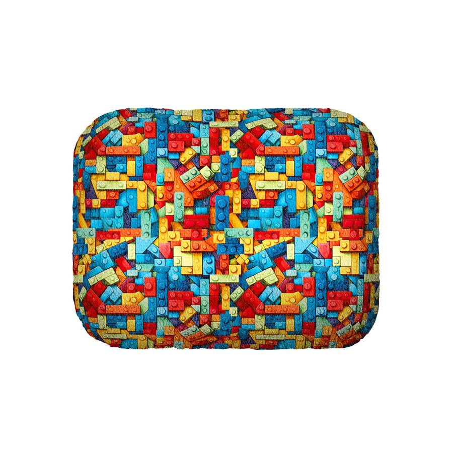 Лежанка для собак котів Waudog Relax Блоки M 42x52x19 см Black (314-4056) - фото 3 Лежанка для собак котів Waudog Relax Блоки M 42x52x19 см Black (314-4056) - фото 3