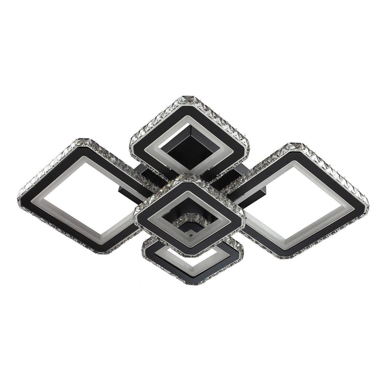 Люстра Svet SY-19376/4/1 BK/CR пульт 192W (2579163894)