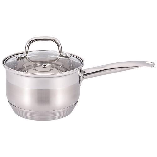 Ковш с крышкой Benson BN-227 9 шаровое дно 1 л (BN-227)