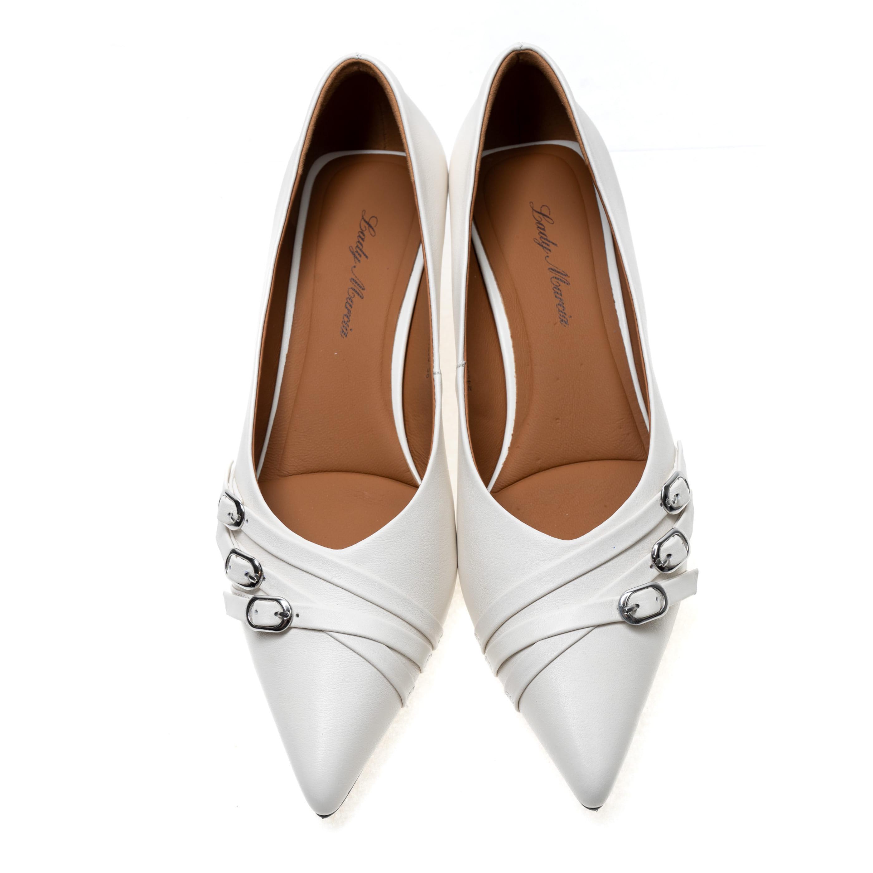 Туфли Lady Marcia 01566 р. 35 Кремовый (104363580) - фото 4 Туфли Lady Marcia 01566 р. 35 Кремовый (104363580) - фото 4