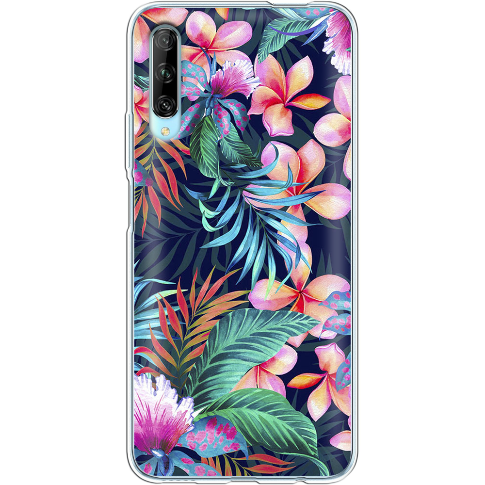 Чехол Boxface Huawei P Smart Pro flowers in the tropics Прозрачный силикон (38612-up1971-38612)