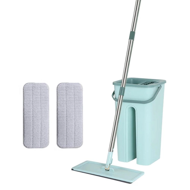 Швабра з відром Cleaning Mop LK-02 з функцією віджимання Зелений - фото 6