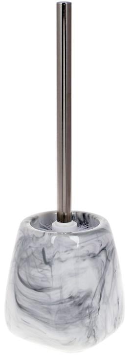 Ершик для туалета с керамической подставкой Серый мрамор 12,5 см (BD-851-295)